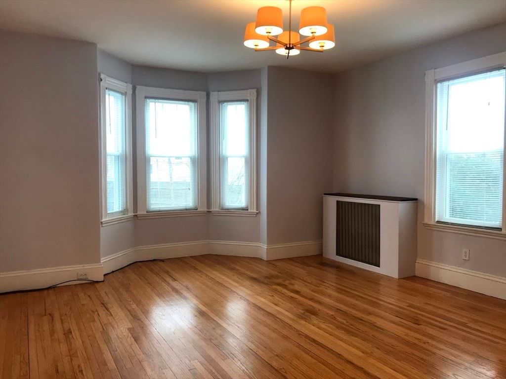 Chandelier, Empty room, Interior, Wood Texture Flooring