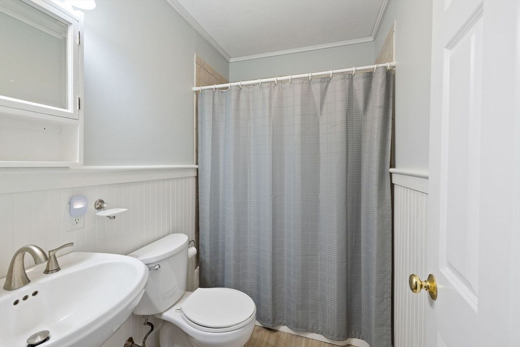 Bathroom, Interior, Wood Texture Flooring