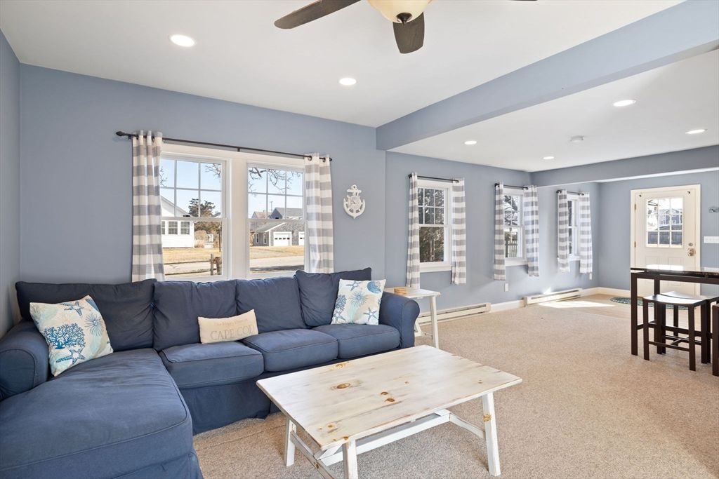 Interior, Living room, Recessed Lighting