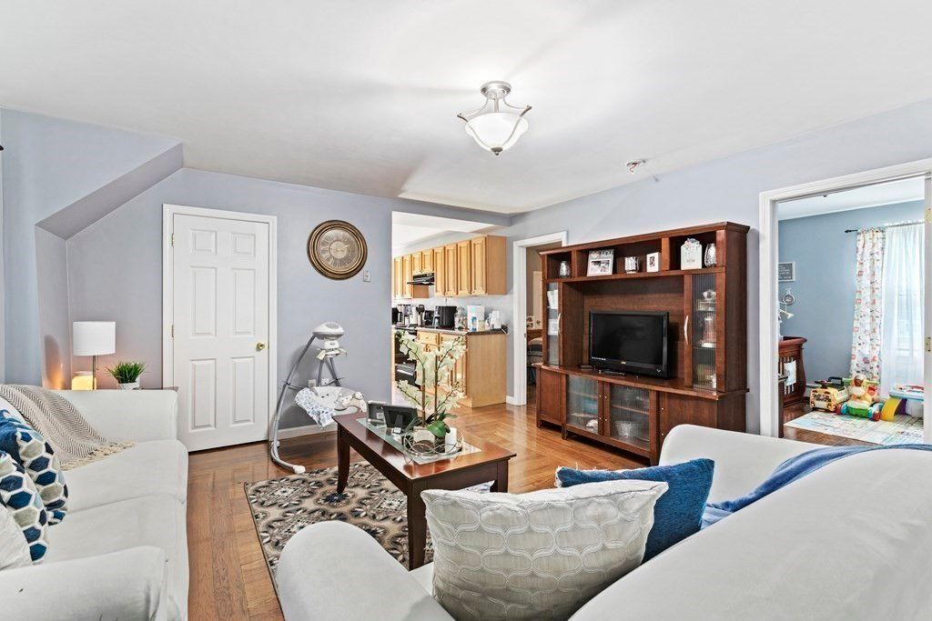 Interior, Kitchen, Living room, Wood Texture Flooring