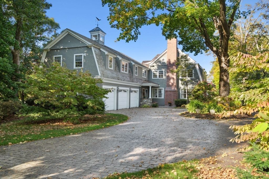 Attached, Exterior, Facade, Brick Facade, Tudor Revival