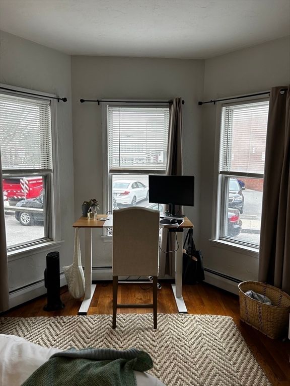 Home Office, Interior, Wood Texture Flooring