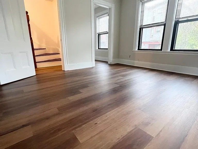Empty room, Interior, Wood Texture Flooring