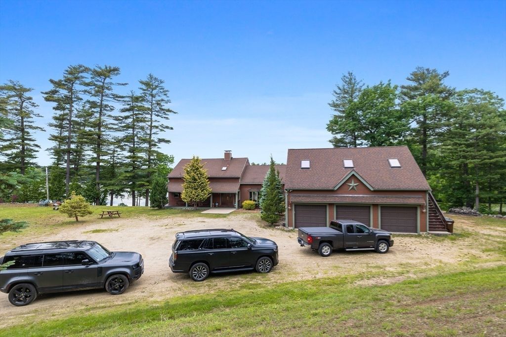 Attached, Backyard, Exterior, Facade, Log Home