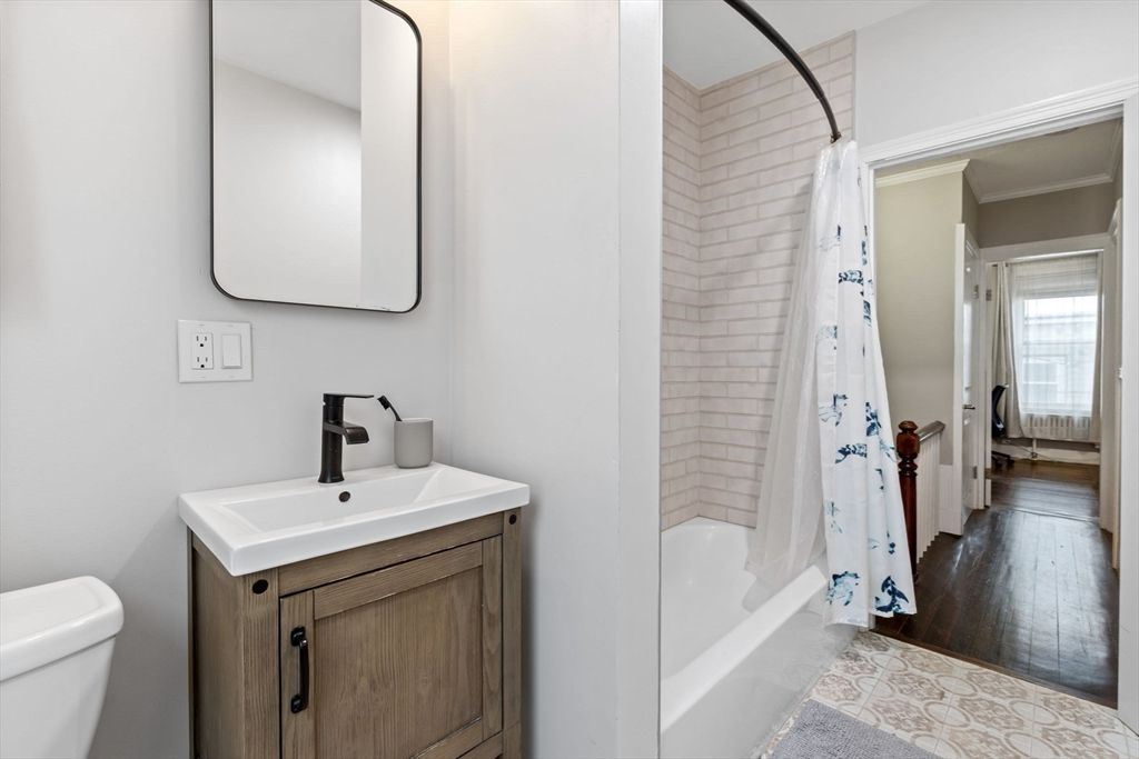 Bathroom, Interior, Wood Texture Flooring