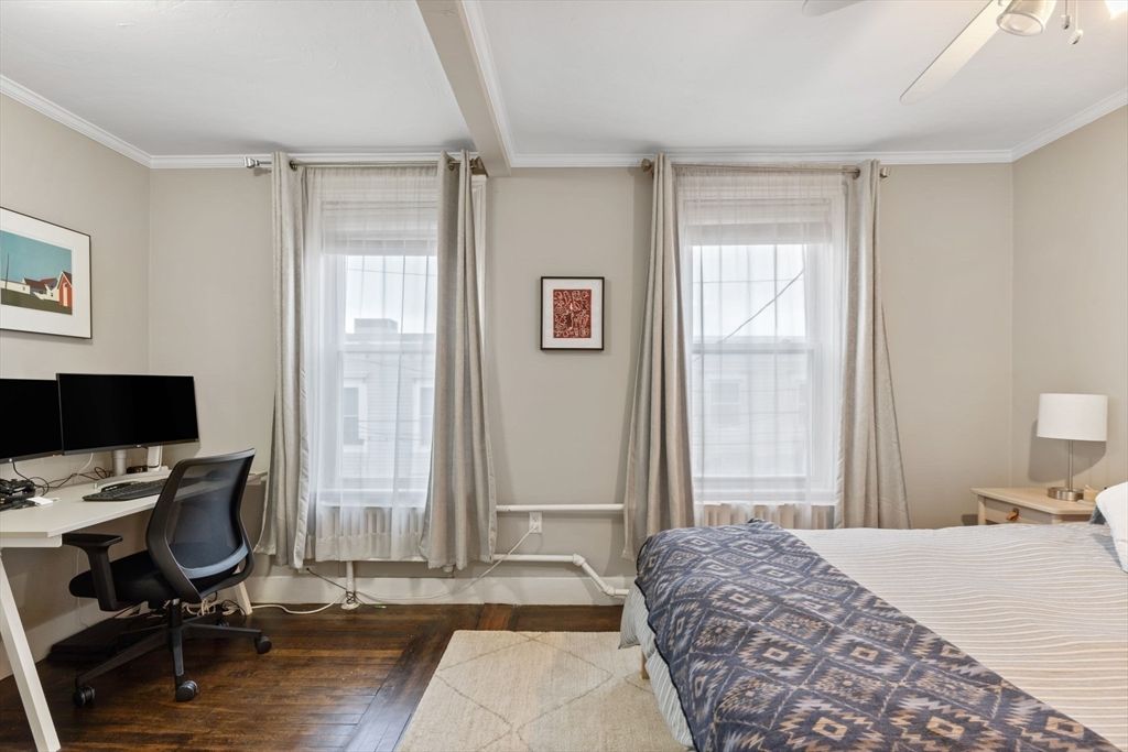 Bedroom, Home Office, Interior, Wood Texture Flooring
