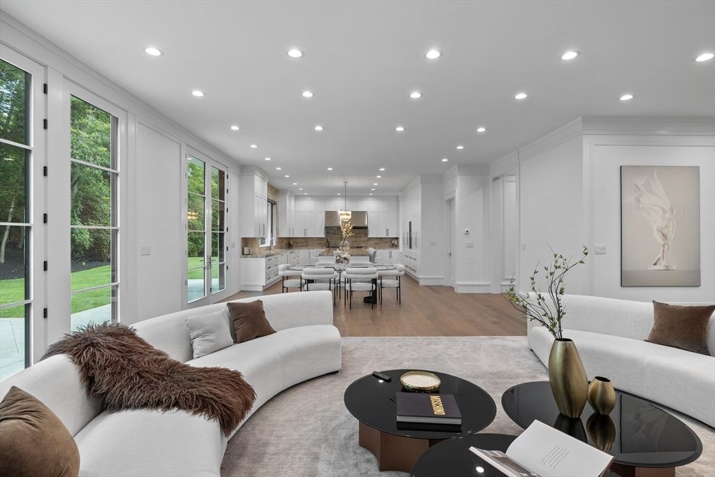 Dining room, Interior, Kitchen, Living room, Pendant Lights, Recessed Lighting, Wood Texture Flooring