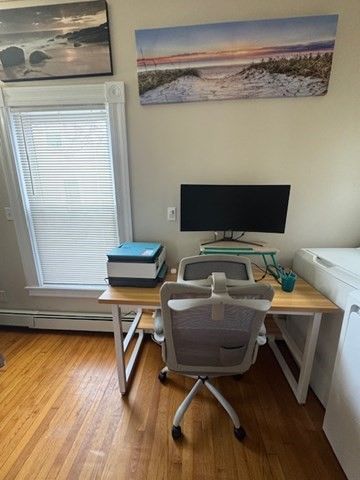 Home Office, Interior, Wood Texture Flooring
