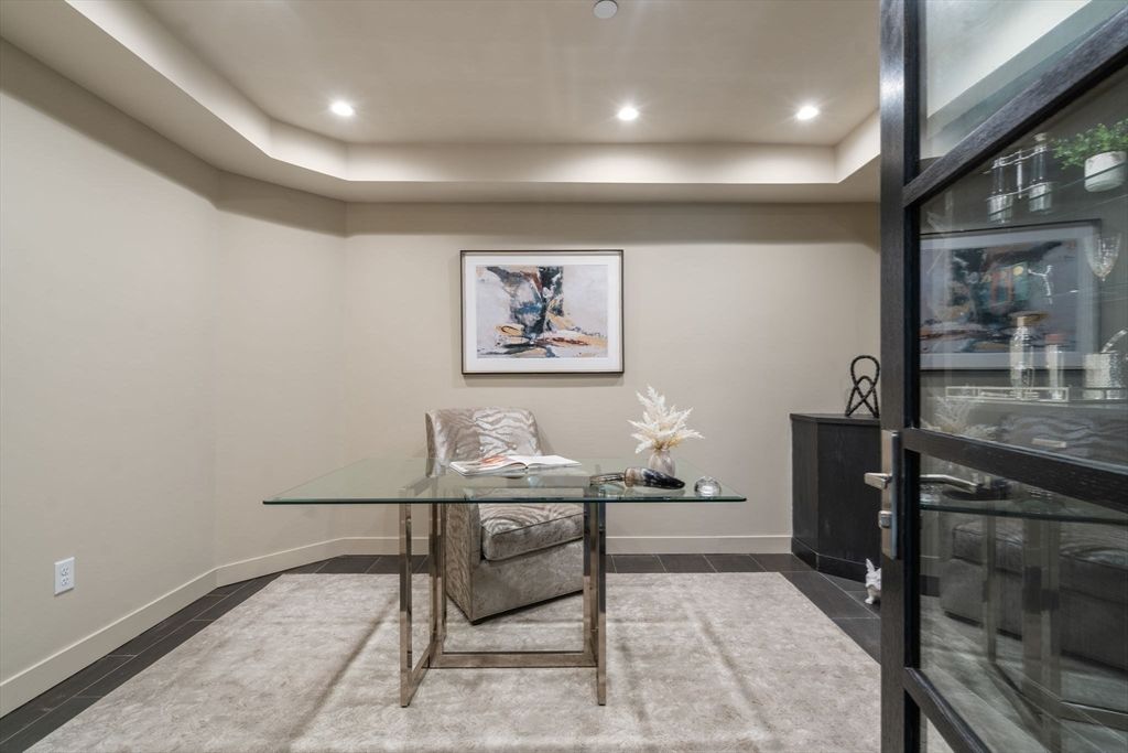 Home Office, Interior, Recessed Lighting
