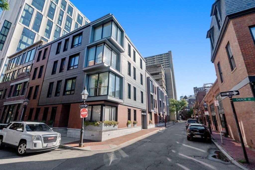 Exterior, Facade, Brick Facade, Condo Building