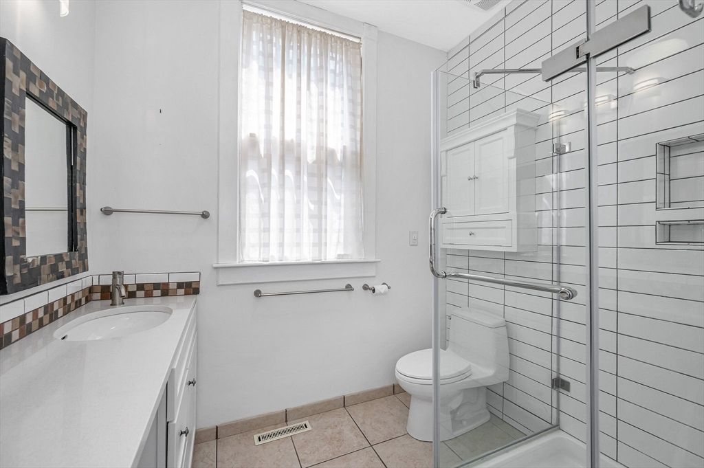 Bathroom, Dual Sink Vanities, Glass Shower, Interior