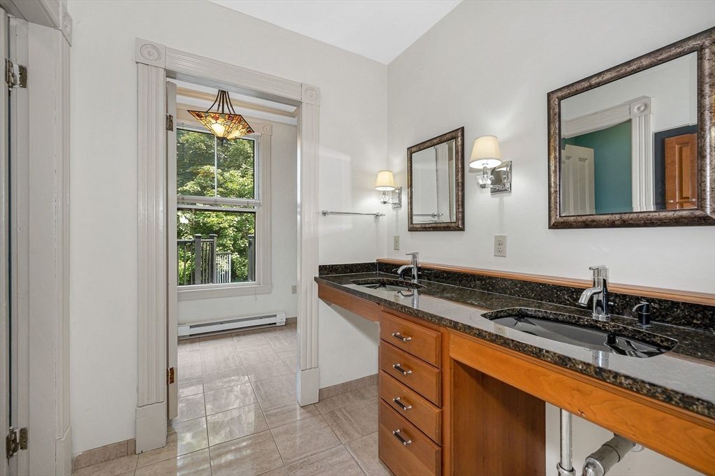 Bathroom, Dual Sink Vanities, Interior, Pendant Lights