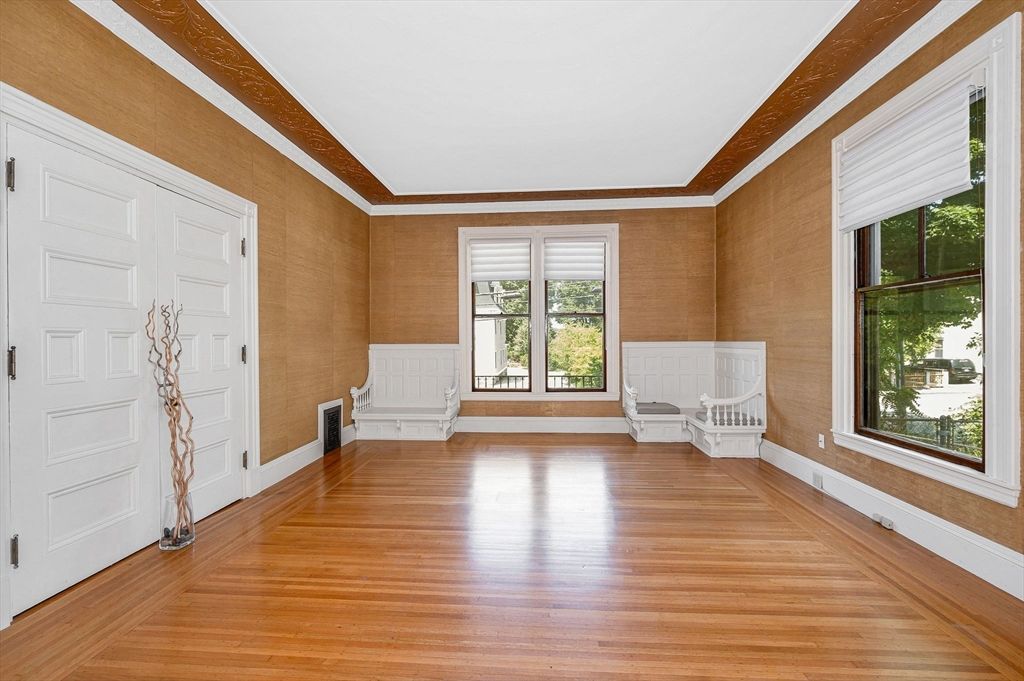Empty room, Interior, Wood Texture Flooring
