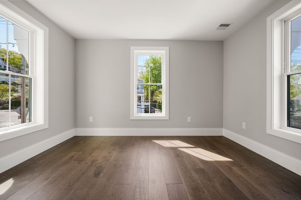 Empty room, Interior, Wood Texture Flooring