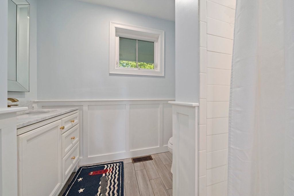 Bathroom, Interior, Wood Texture Flooring