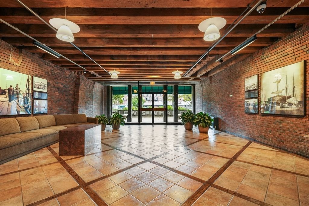 Interior, Living room, Stone Walls, Wooden Beams