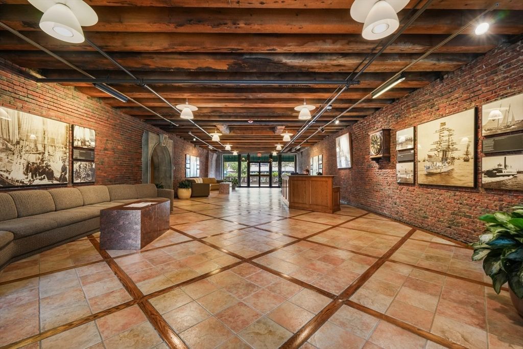 Interior, Living room, Stone Walls, Wooden Beams