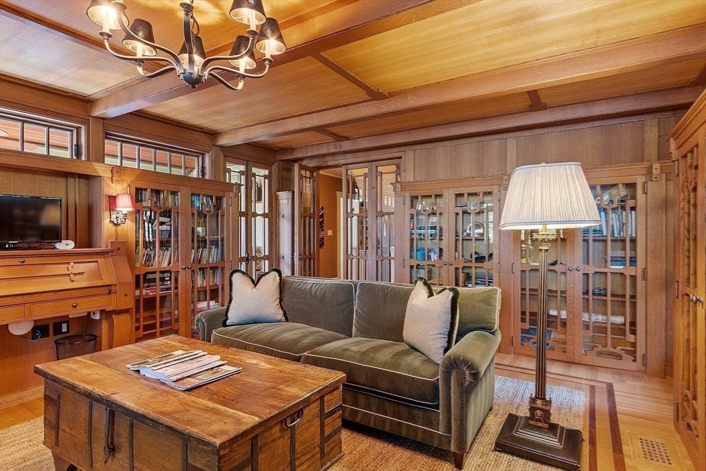 Chandelier, Interior, Living room, Wooden Beams, Wooden Ceilings, Wood Texture Flooring, Wooden Walls