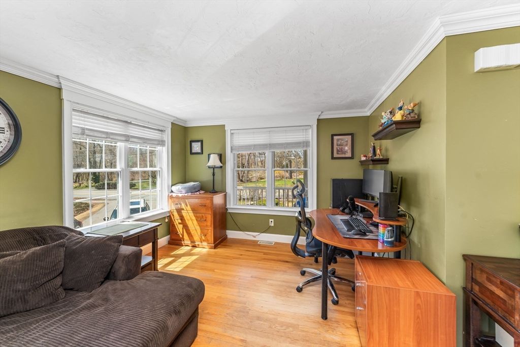 Home Office, Interior, Wood Texture Flooring