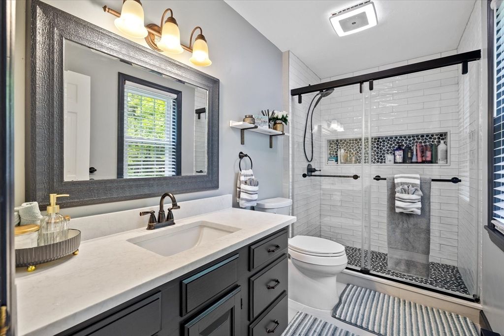 Bathroom, Glass Shower, Interior