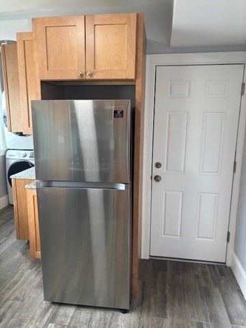Interior, Kitchen, Wood Texture Flooring