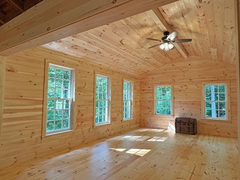Empty room, Fireplace, Interior, Wooden Beams, Wooden Ceilings, Wood Texture Flooring, Wooden Walls