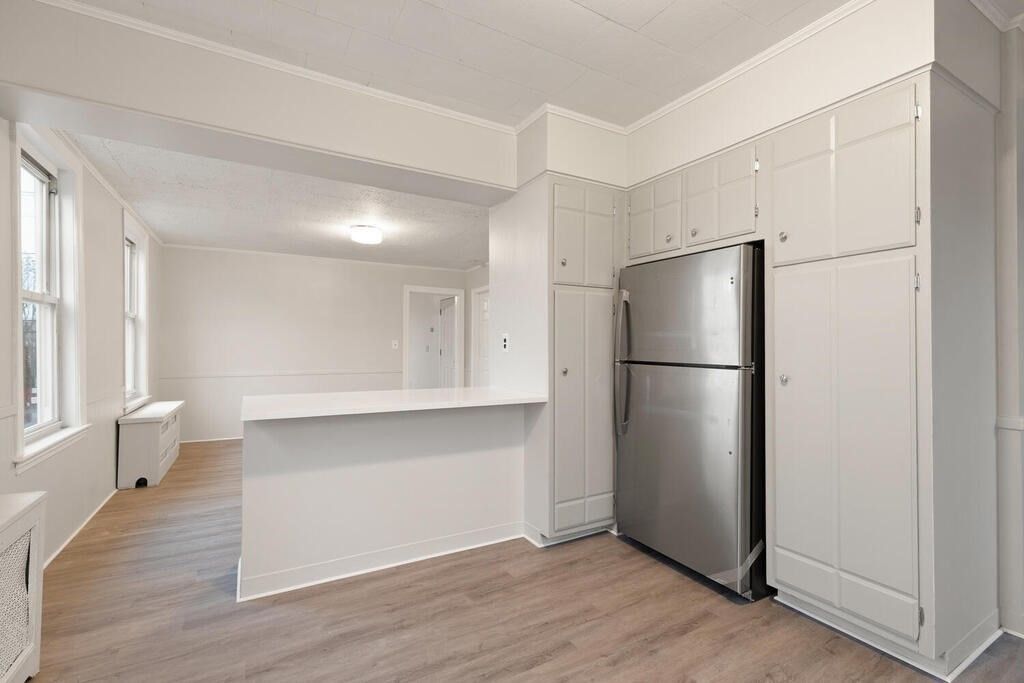 Interior, Kitchen, Wood Texture Flooring