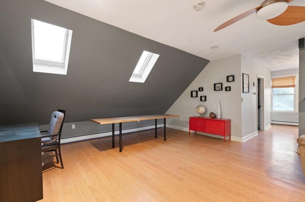 Home Office, Interior, Wood Texture Flooring