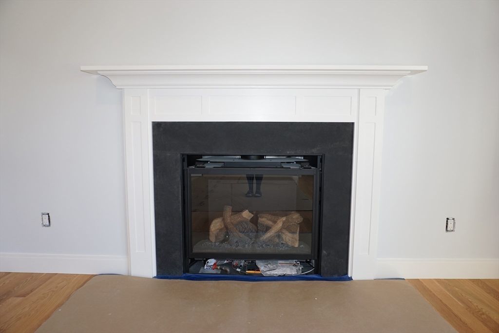 Fireplace, Interior, Wood Texture Flooring