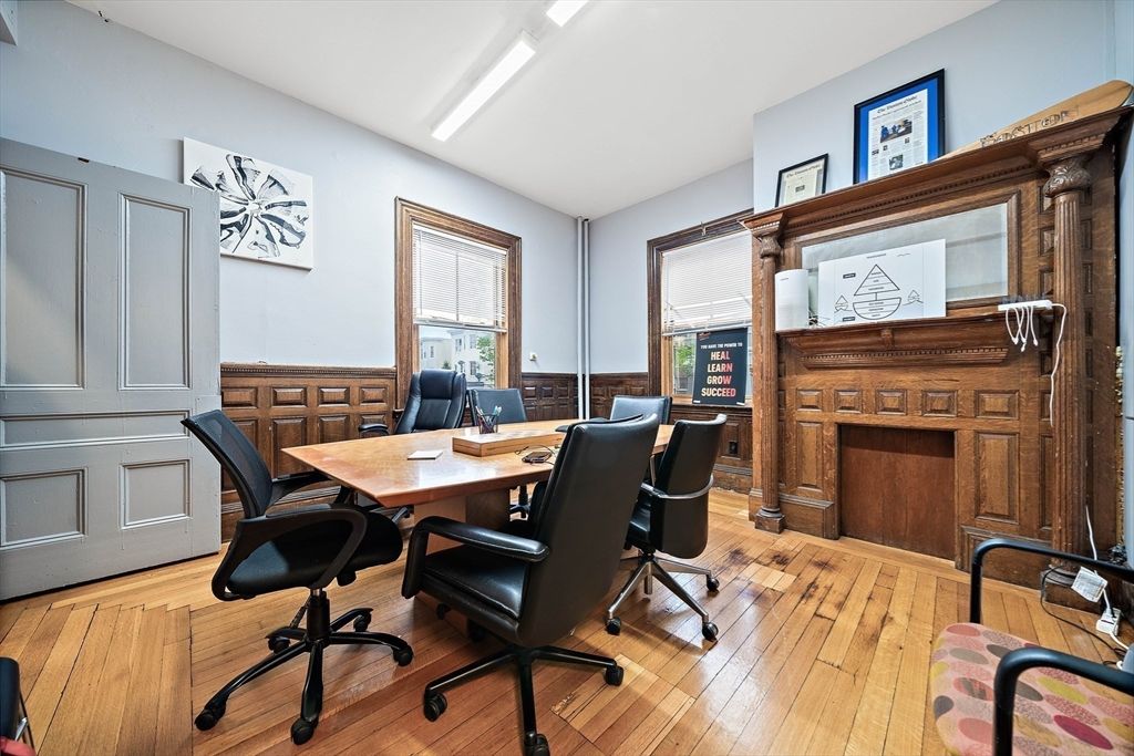 Home Office, Interior, Wood Texture Flooring