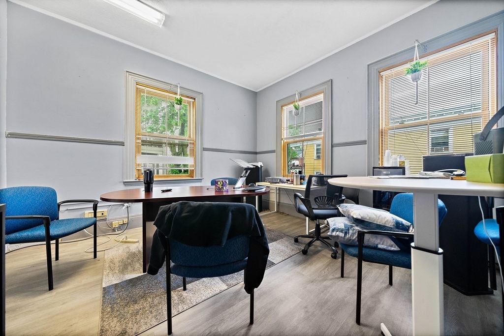 Home Office, Interior, Wood Texture Flooring