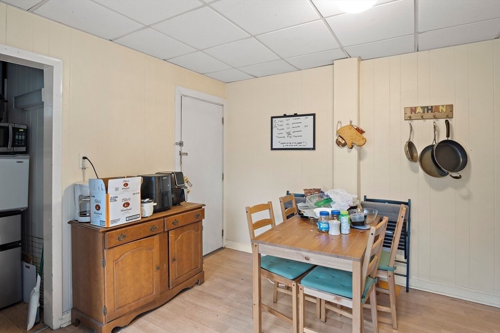 Dining room, Interior, Wood Texture Flooring