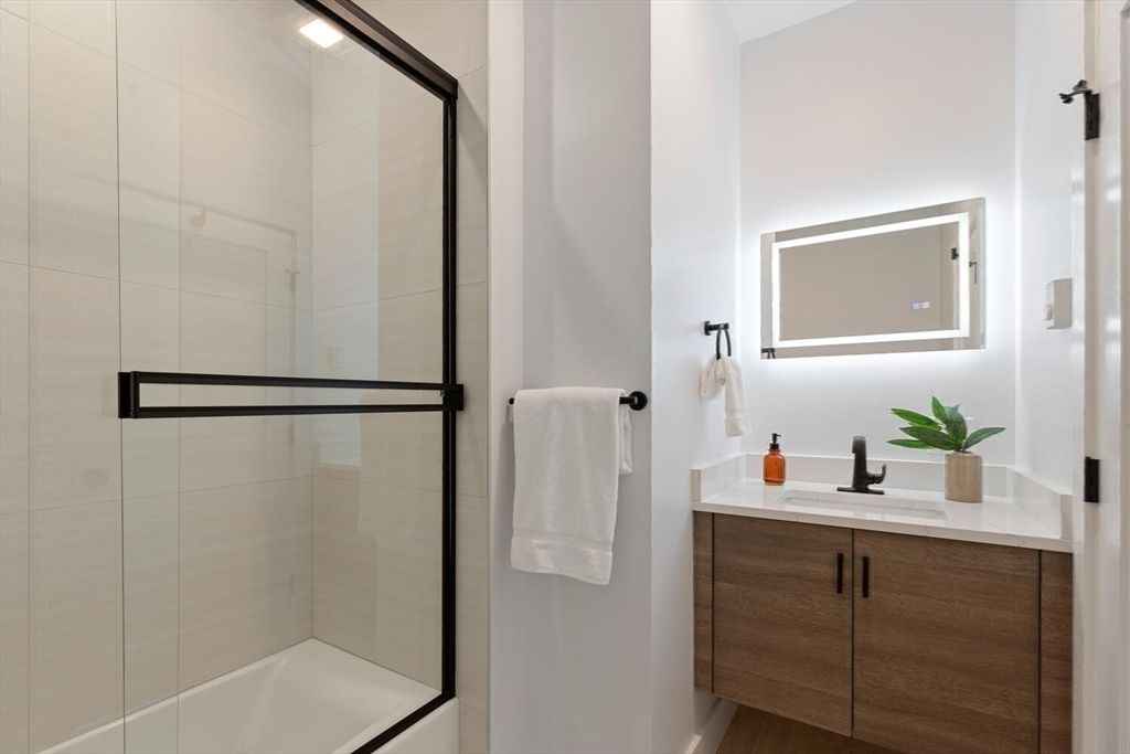 Bathroom, Glass Shower, Interior