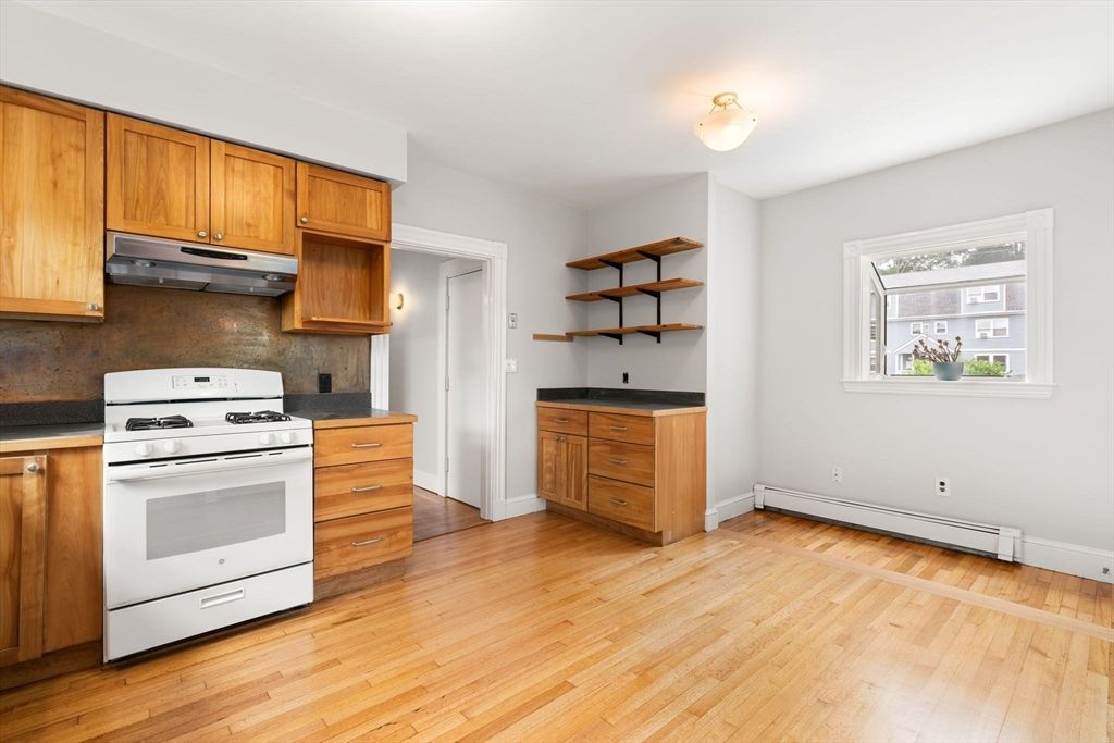 Interior, Kitchen, Wood Texture Flooring