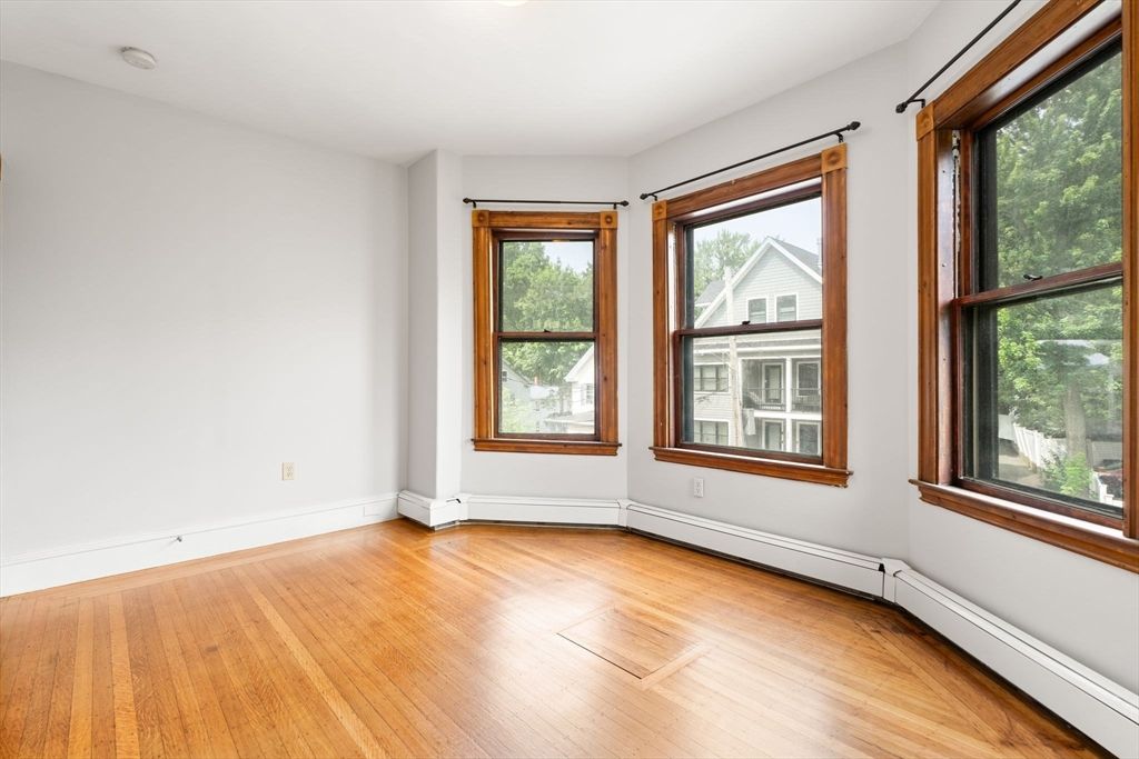 Empty room, Interior, Wood Texture Flooring