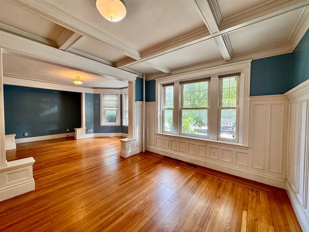 Empty room, Interior, Wood Texture Flooring