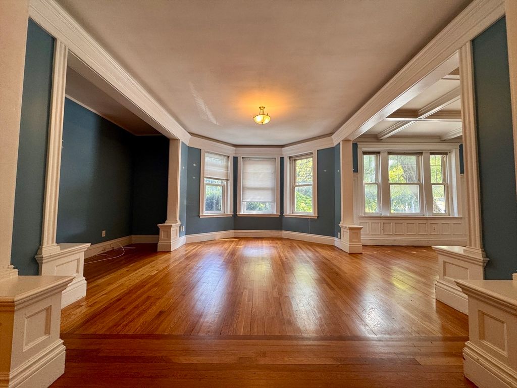 Empty room, Interior, Wood Texture Flooring