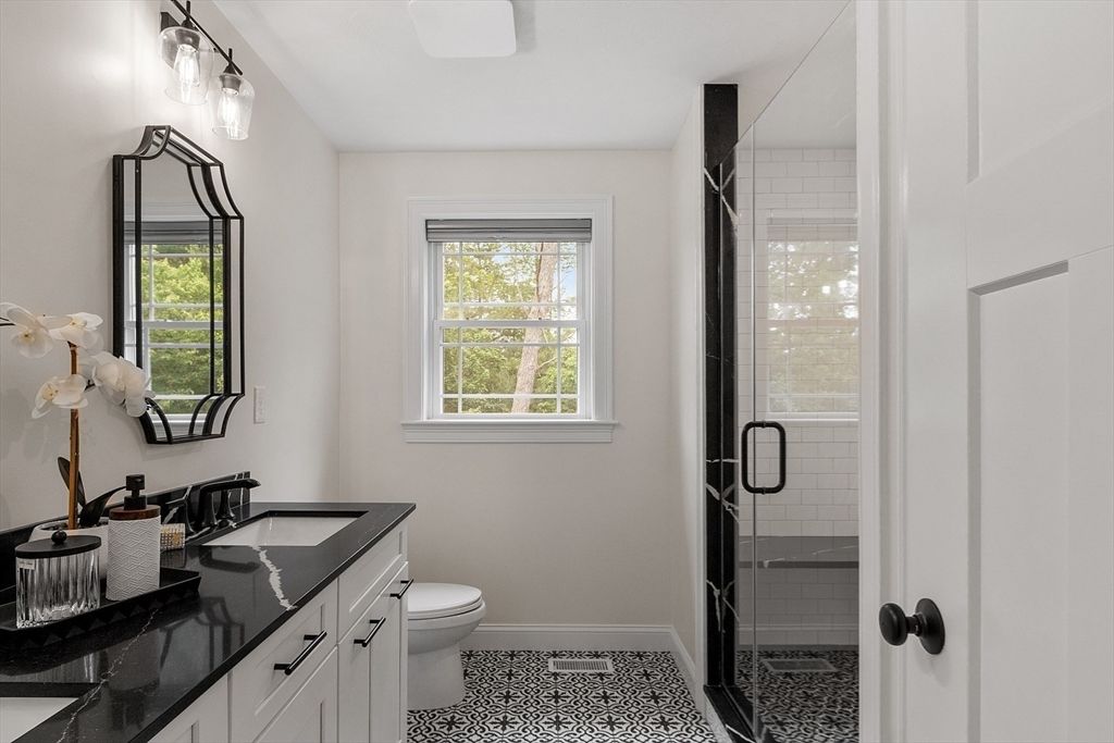 Bathroom, Glass Shower, Interior