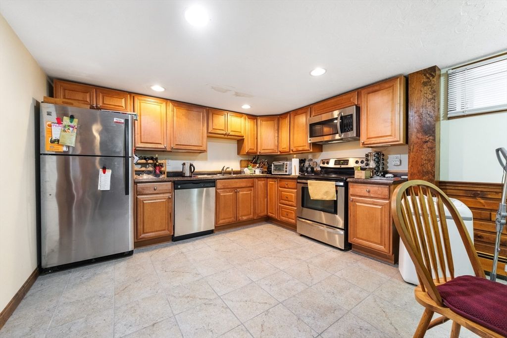 Interior, Kitchen, Recessed Lighting, Stainless Steel Appliances