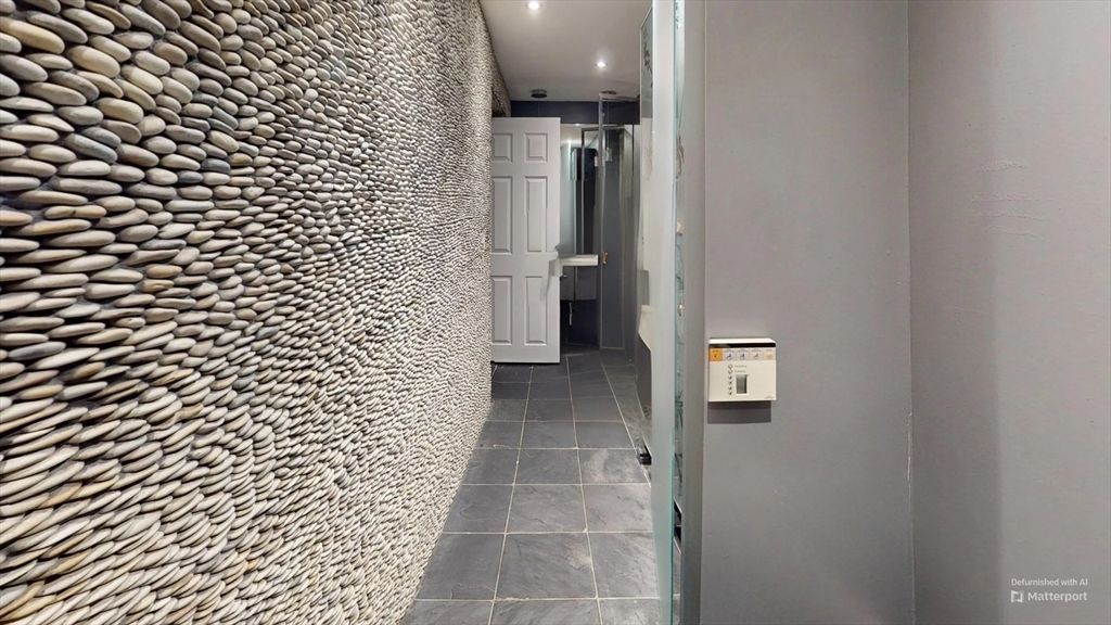 Interior, Recessed Lighting, Stone Walls