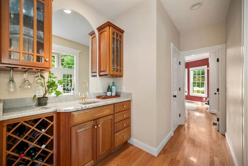 Interior, Recessed Lighting, Wine Storage, Wood Texture Flooring
