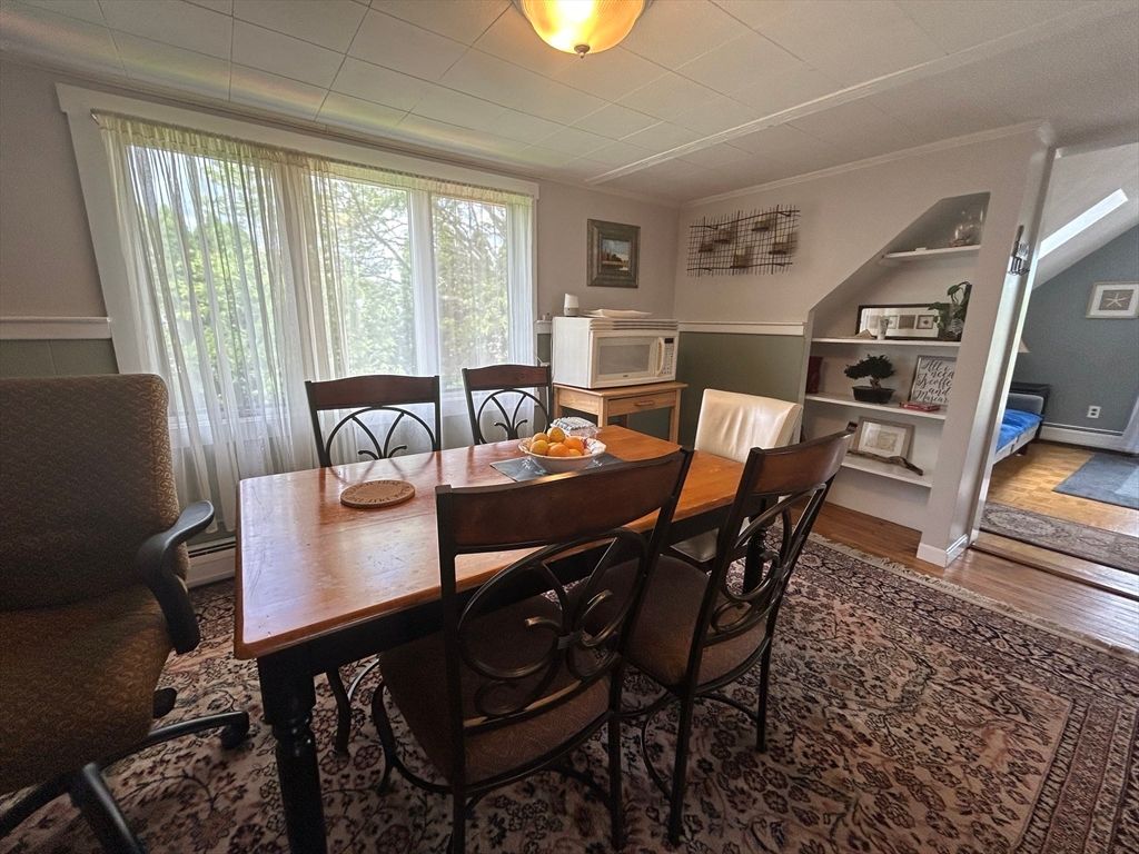 Dining room, Interior, Wood Texture Flooring