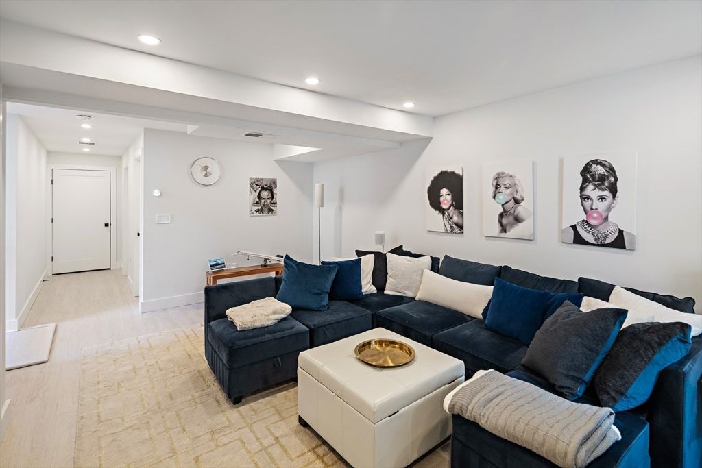 Interior, Living room, Recessed Lighting