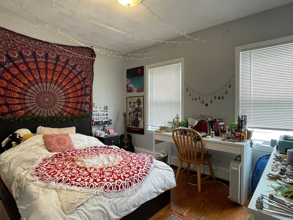 Bedroom, Home Office, Interior, Wood Texture Flooring