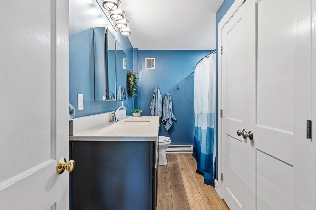 Bathroom, Interior, Wood Texture Flooring
