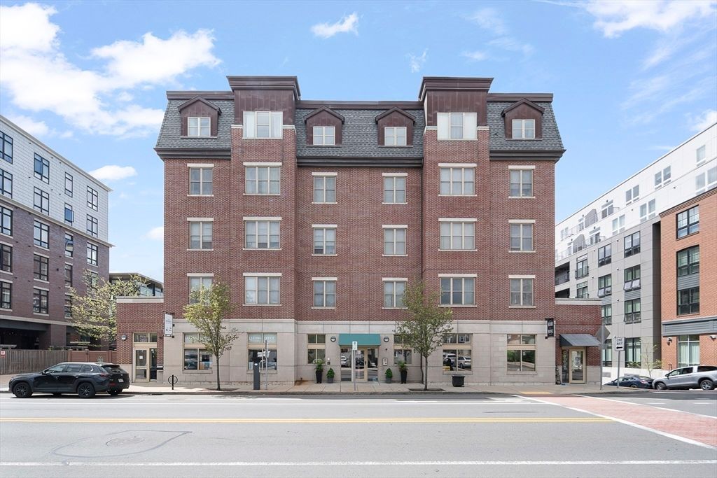 Exterior, Facade, Brick Facade, Condo Building