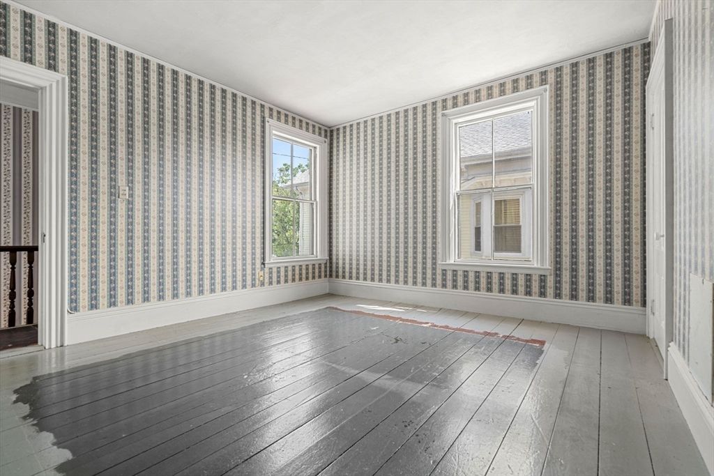 Empty room, Interior, Wood Texture Flooring