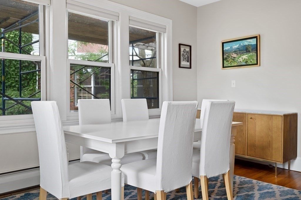 Dining room, Interior, Wood Texture Flooring