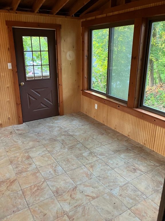 Empty room, Interior, Wooden Walls