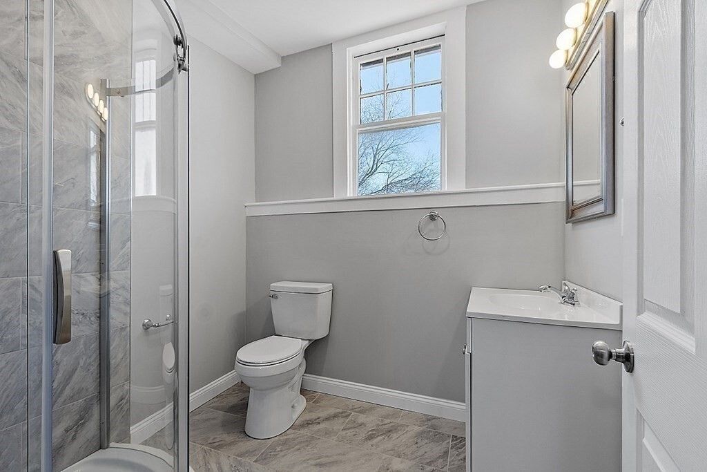Bathroom, Glass Shower, Interior, Marble